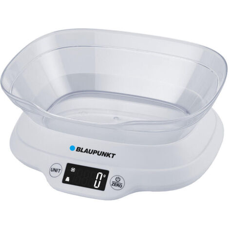 Blaupunkt FKS501 báscula de cocina Blanco Rectángulo Báscula electrónica de cocina