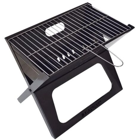 Blaupunkt GC201 Barbecue portable noir compact pliable