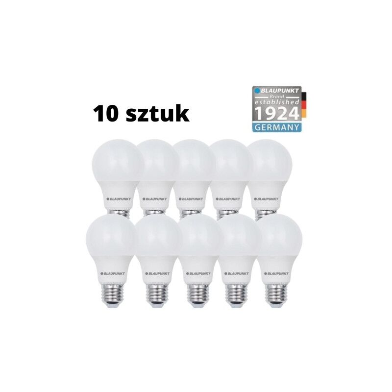 Set 10 pezzi - Lampada LED Blaupunkt E27 12W