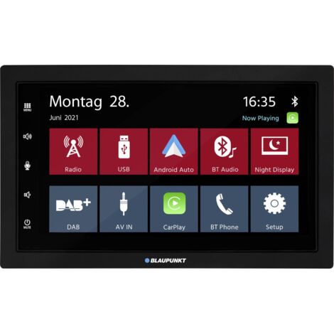 Blaupunkt Oslo 600 DAB Autoradio Apple CarPlay, Android Auto™, avec télécommande, avec antenne DAB, kit mains libres bluetooth W205373