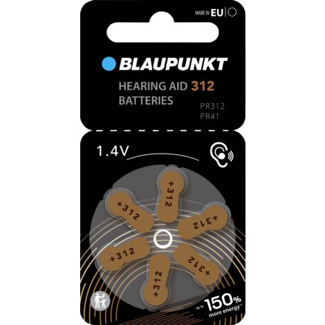 Blaupunkt Pile bouton PR41-312 6 pc(s) zinc-air Y297433