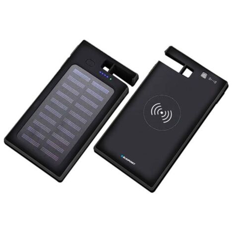 Blaupunkt SOLAR-POWERBANK MIT KABELLOSER LADEFUNKTION UND SAUGNÄPFEN - 8000 mAh