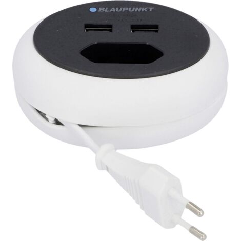 Blaupunkt Steckdosenleiste 1-fach und 2 -USB mini 1,2 m