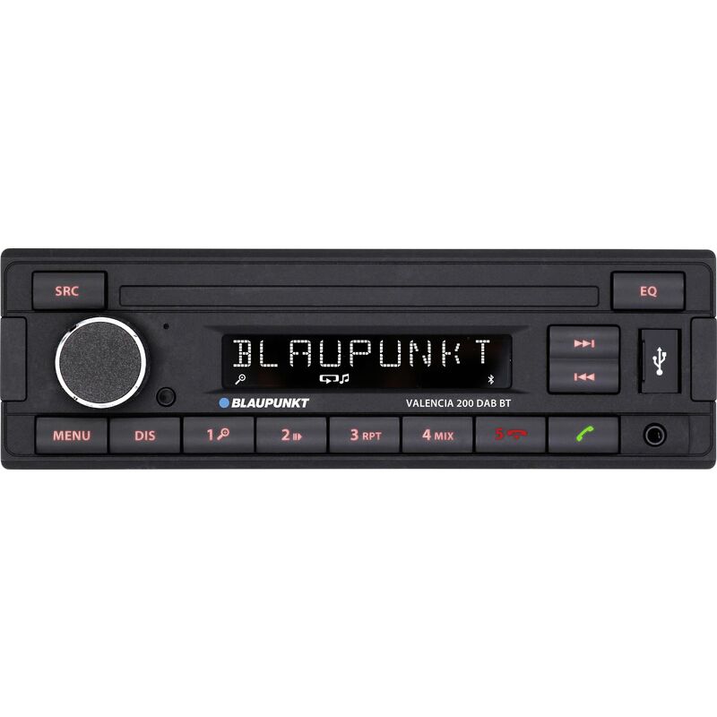 Autoradio Blaupunkt Valencia 200 dab bt kit mains libres bluetooth, tuner dab+ Y689652