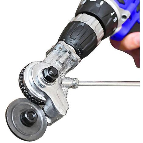 Blechknibbelgerät, elektrischer Bohrplattenschneider, Blechknibbelgerät-Bohraufsatz mit Adapter, einfach zu bedienen, für