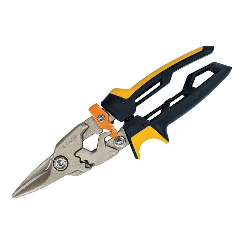 1027207 PowerGear Aviation Snips Straight Cut 250mm 10in FSK1027207 - Fiskars