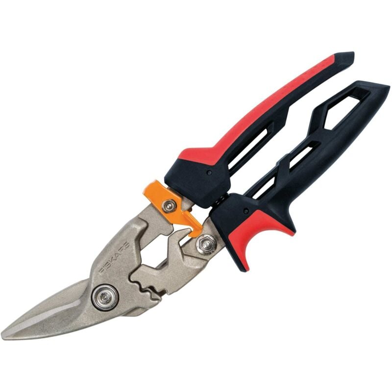 Fiskars - 1027209 PowerGear Aviation Snips Left Cut 250mm 10in FSK1027209