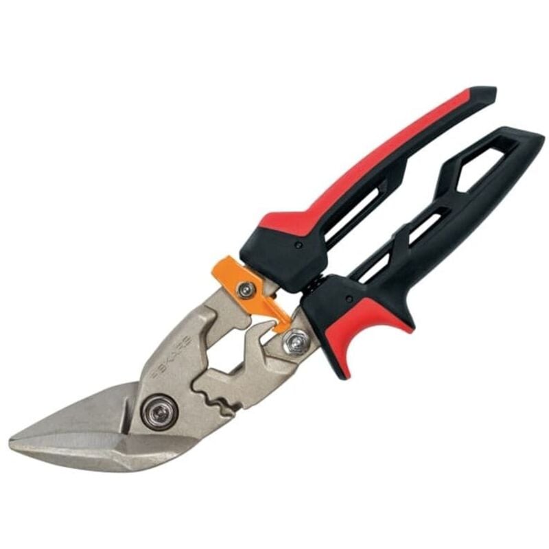 Fiskars - 1027211 PowerGear Aviation Snip Offset Left Cut 250mm 10in FSK1027211