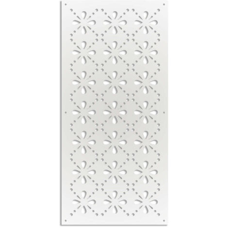 BLEE - Pannello in PVC traforato - Parasole - Misura: 50x150 cm - Colore: bianco