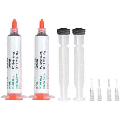 Bleifreie Sn42 Bi58 Lötpaste – 2 Stück, 50 g, für die Reparatur von SMD-Leiterplatten