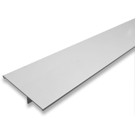 Blende Laufschienenblende silber 1810 x 115 mm Klick-Technik