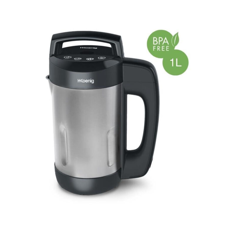 Hkoenig - Blender chauffant MXC20 - 850 w - 1,1 l - Gris