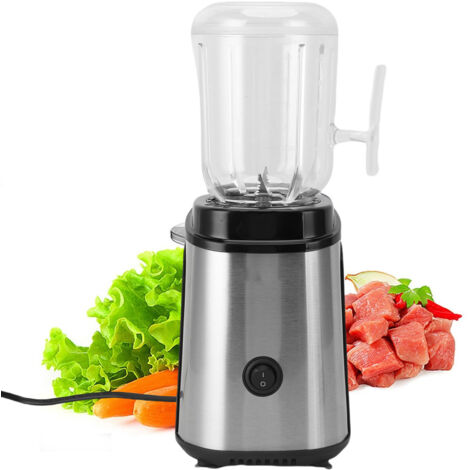 Blender de Cuisine Électrique Multifonction 4 en 1 1800W avec Moteur Cuivre, Hachoir, Embouteilleur et Fonction Vide pour Préservation des Aliments EU Plug