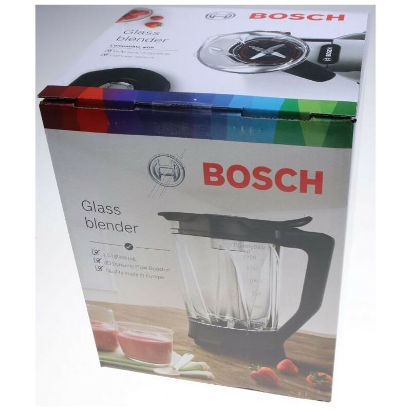 Blender en verre gradué pour Kitchen Machine OptiMUM Bosch 00579565