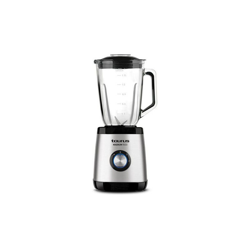 Taurus - Blender en verre Magnum 1500 1500 w Noir et Argent