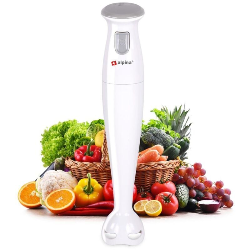 Alpina - Mixeur plongeant Blanc/Gris