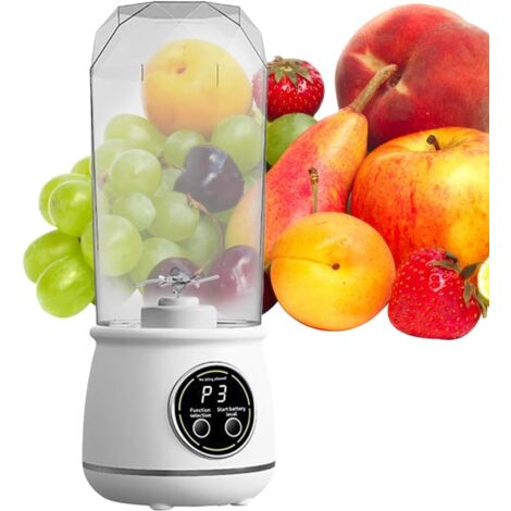Blender Personnel Portable,Mélangeur 550 ml Personnel Sans Fil Puissant