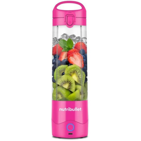 Blender portable - NUTRIBULLET - NBP003BP - 100 W - Tasse 475 ml - Sans BPA - Rose