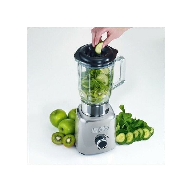 Blender - SEVERIN - SM3710 - 1000 W - Pichet en verre 1,5 L - Inox