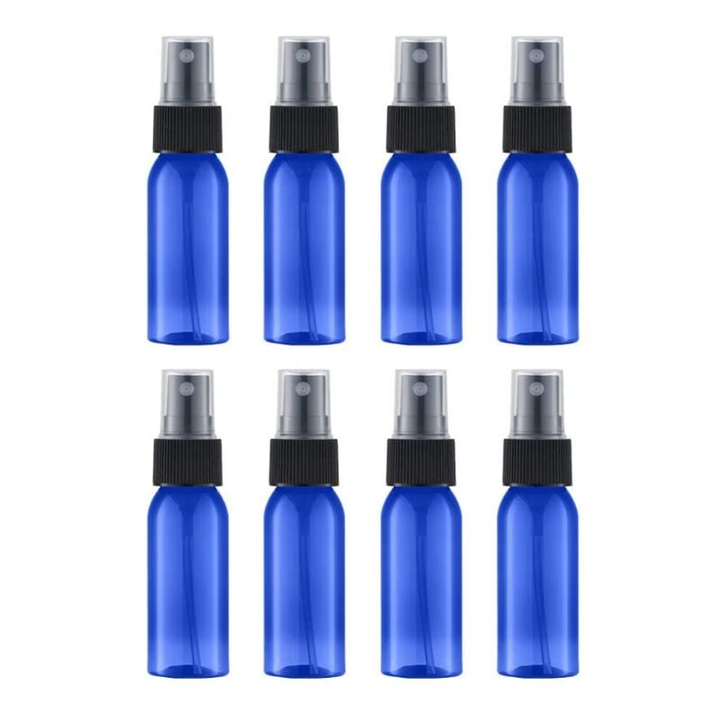 Bleu-30ML Ambre Flacon Spray Vide (12 Pièces) Vaporisateur Parfum, Bouteille Rechargeable de Voyage, Pulvérisateur Atomiseur pour Cosmétique