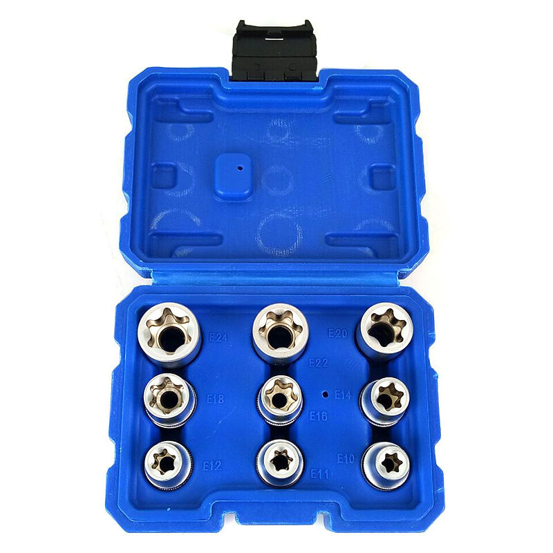 Csparkv - bleu 9 Pièces Coffret Clé à Douilles Torx