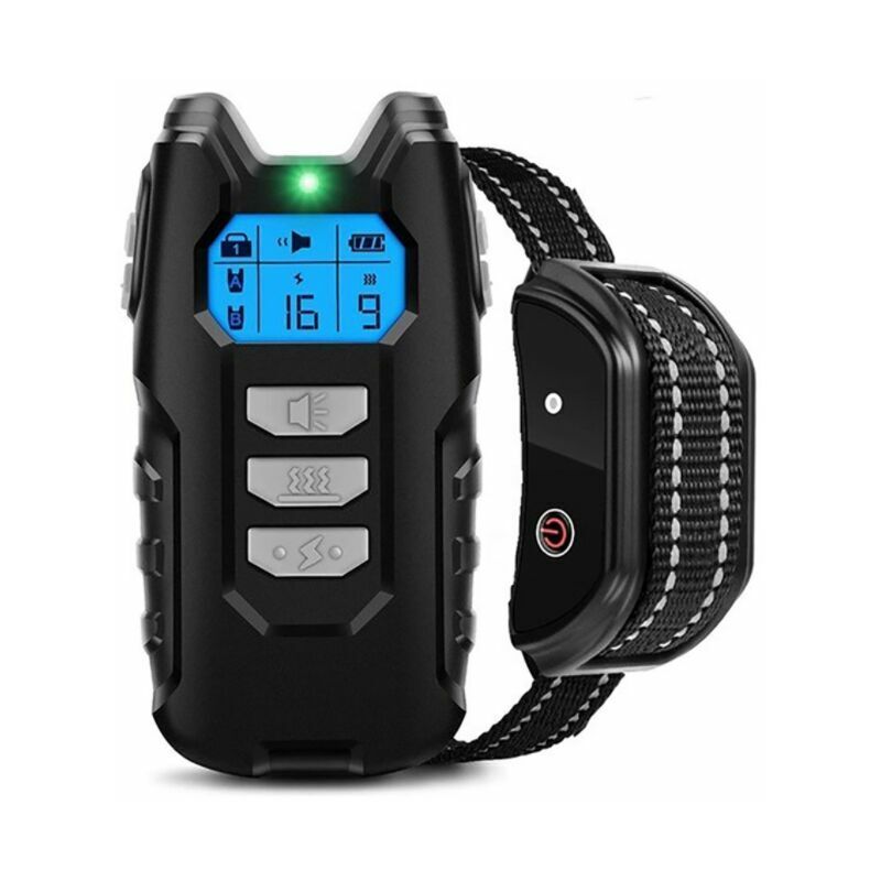 Serbia - gris Collier de Dressage pour Chiens, Portée de 600 Mètres et Verrouillage de Sécurité du Clavier, Collier Électrique avec Modes Son,