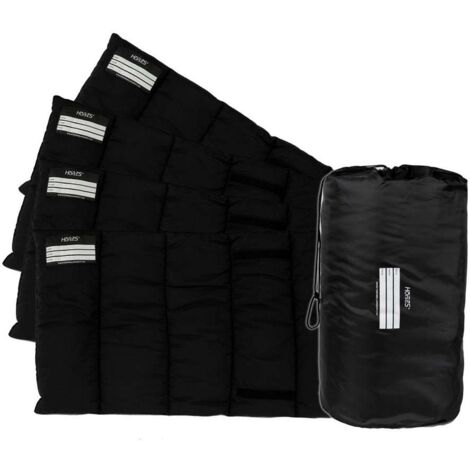 Bleu - Grandes aisselles rembourrées 4 pièces  più  sac en nylon
