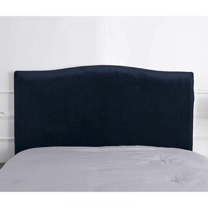 Bleu marine 150 cm-pour tête de lit 140-170 cm Housse de tête de lit élastique pour tête de lit
