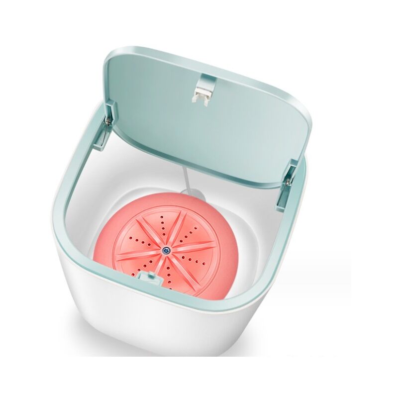 Serbia - rose Mini Machine à Laver Laveuse de Baril de Linge Sous-Vêtements Chaussettes Laveuse Portable Personnel Rotatif Ultrasonique Turbine Rond