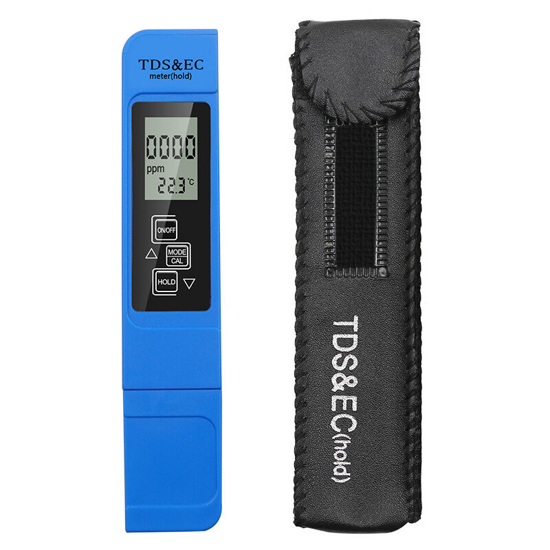 Linghhang - Bleu pH-mètre numérique, kit de test d'eau pH domestique, stylo testeur d'eau