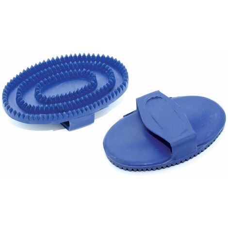 Bleu royal - Chaussure ovale en caoutchouc pour poney