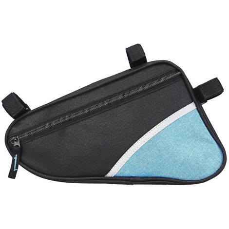 bleu Sacoche Triangle Tanche Pour Vlo  Sacoche Cadre, Sacoche Triangle Pour Cadenas De Vlo, Veste De Pluie - Sacoche Pour Cadre De Vlo