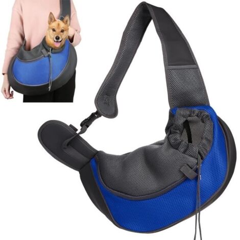 (Bleu)Sac de Transport pour Chien Chat Petit Domestique épaule main Sac à Bandoulière pour Animaux Compagnie Jusqu'à 2.5 kg Transporteur