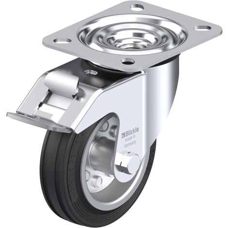 Blickle 281402 LE-VE 100R-FI Lenkrolle mit Feststeller Rad-Durchmesser: 100 mm Tragfähigkeit (max.):
