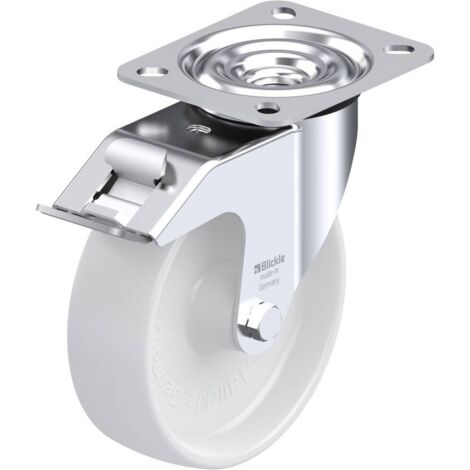 Blickle 311811 roue pivotante blanche 125 mm acier