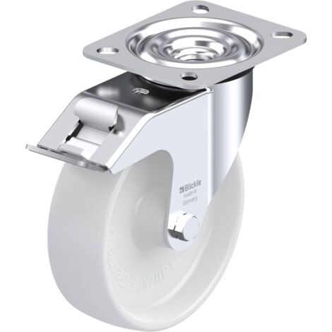 Blickle 311811 ruota pivotante bianca 125 mm acciaio