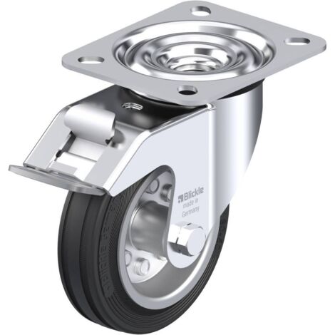 Blickle Roulette pivotante avec frein 100 mm 70 kg