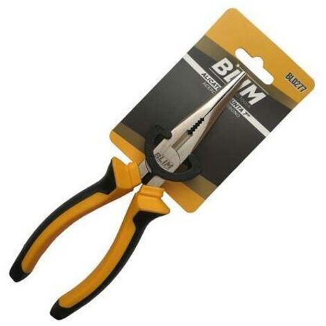 Blim Alicate de Punta 7.
-Alicate de punta.
-Medida: 7
-Uso profesional.
-Material: acero al carbono.
-Mangos antideslizantes bimaterial.