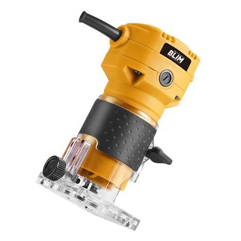 Blim Fresadora 550W - Velocidad 31000rpm - Diametro del Eje 6-6.35mm - Sujeccion Antideslizante