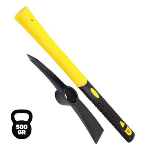 Blim Martillo de 500 Gramos - Mango de Fibra de Vidrio - Superficie Engomada - Cabezas de Acero Forjado - Color Negro marca