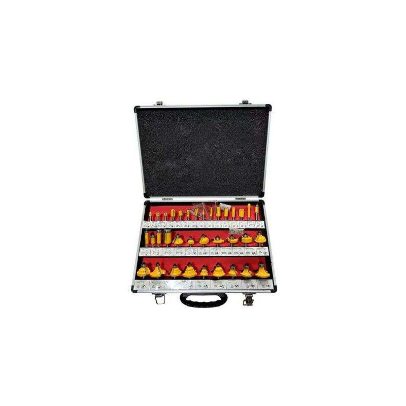 Set 35 pcs fraises à bois 6mm - Blim