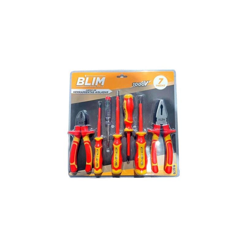 Set de 7 pcs outils isolés - 1000v - Blim