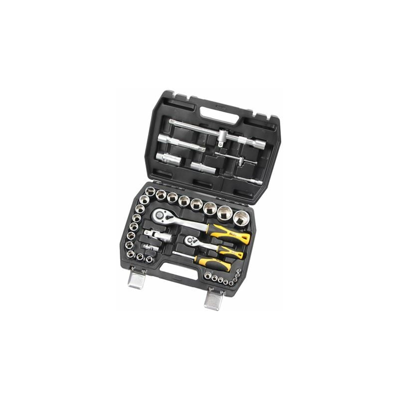 Image of Blim set de utensili de 1/2 - 17 bussole - bussole de 72 denti - snodo universale - aste de prolunga - prese per candele - adattatore de 3 vie