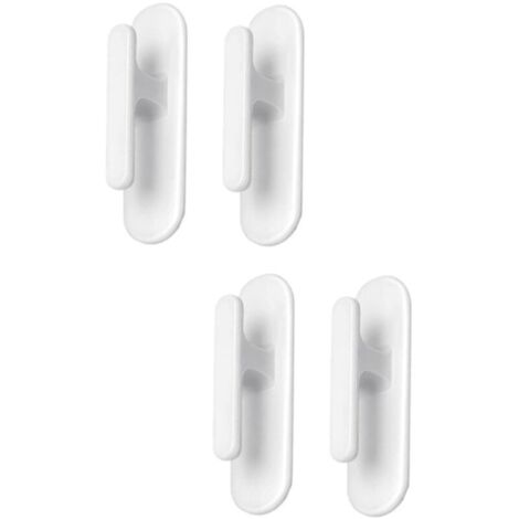 Blind cord hook, adhesive wall hook, blind cord safety device, white, 4 pieces