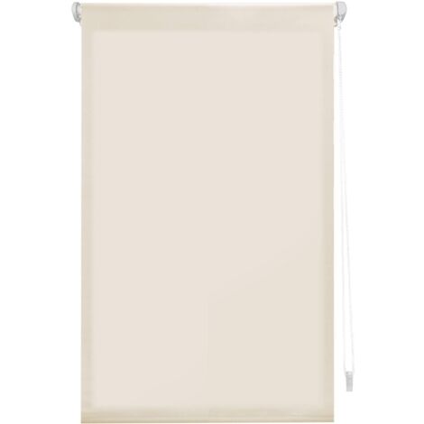 Blindecor Aure  Tenda a rullo traslucida tinta unita senza perforazione - Beige, 87 x 180 cm (Larghezza x Altezza)  Dimensioni del tessuto 84 x 175 cm  Tende per interni senza attrezzi