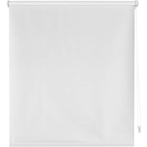 Blindecor Zeus Tenda a rullo oscurante Easyfix - Bianco sporco, 107 x 180 cm (Larghezza x Altezza) Dimensioni del tessuto 104 x 175 cm. Tende termiche oscuranti senza attrezzi