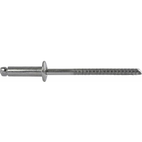 Blindnieten mit Flachkopf 4x 8 Nieten - ideal für die Industrie, Edelstahl A4