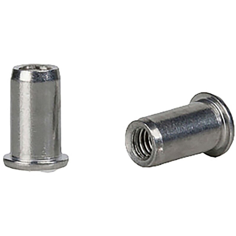 Gesipa - 1433713 Blindnietmutter (ø x l) 9 mm x 15.5 mm M6 Stahl 250 St.
