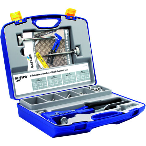 AUTRES Blindnietmutternsortimentbox 156tlg.Zange GBM10 u.Blindnietmutter M4-M6