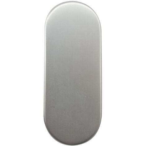 Blindrosette GEOS 30 x 72 x 8 mm, silber eloxiert, 1 Stück  Zubehör Türbeschläge